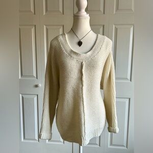 Shimmery Creamy Sweater